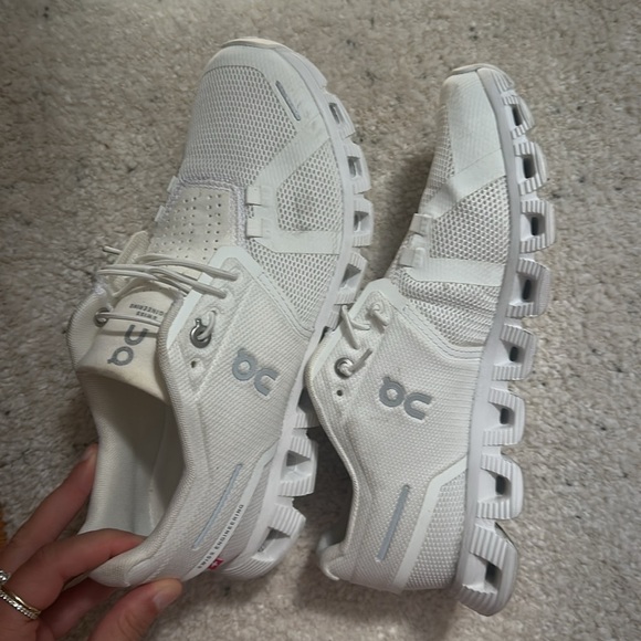 On Running Cloud White Athletic Shoes - Picture 3 of 3